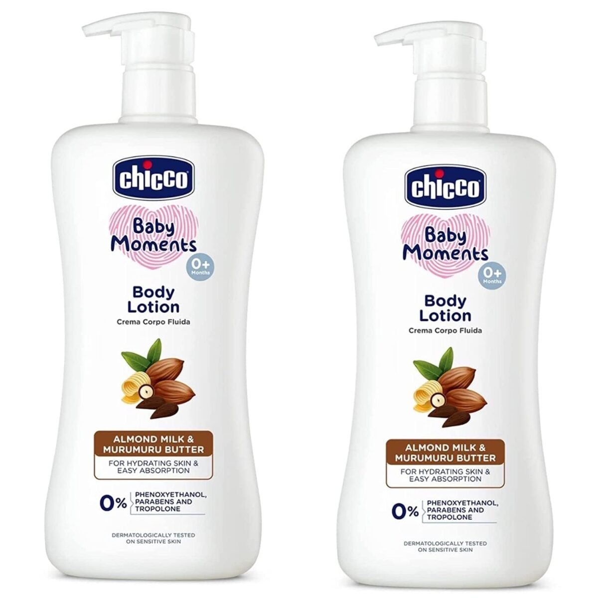 Chicco Baby Body Lotion 500ml-Pack Of 2 pcs