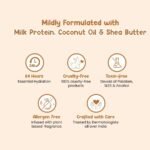 Mother Sparsh Milky Soft Baby Lotion with Milk Protein, Coconut Oil & Shea Butter | For 24Hrs Moisturization | 400ml