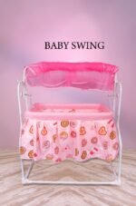 BabyLuv |New Born Baby Cradle | Swing Cradle/Jhula for Toddler Baby Bassinet Sleeping Bed & Crib with Mosquito Net for Baby Boys