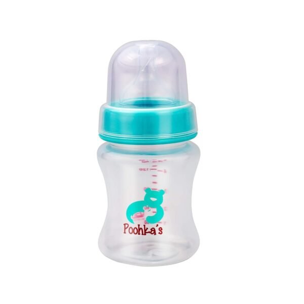 Small Wonder Poohka's Baby Feeding Bottle (Pack of 1), 150 ML, Green