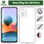 Back Cover Case for Mi Redmi Note 10 Pro/Pro Max (Flexible | TPU | Transparent)