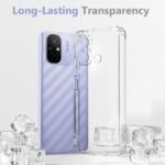 Transparent Back Cover for Mi Redmi 12C | Flexible Silicone | Camera Protection Back Case (Transparent)