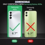 Shockproof Crystal Clear Back Cover Case for Samsung Galaxy A05s | 360 Degree Protection | Protective Design |