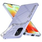 Transparent Back Cover for Mi Redmi 12C | Flexible Silicone | Camera Protection Back Case (Transparent)