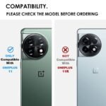 Back Cover Case Compatible with OnePlus 11 5G (Armor | Clear PC and TPU)