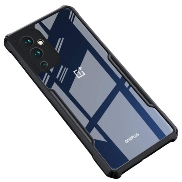 Back Case Cover for OnePlus 9 Back Cover Slim Crystal Clear Camera Protection Airbag Shockproof Anti-Slip Grip PC TPU