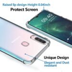 Samsung Galaxy A20s - Soft Silicone Shockproof    Back Cover in Transparent[Air Cushion Technology]-for Samsung Galaxy