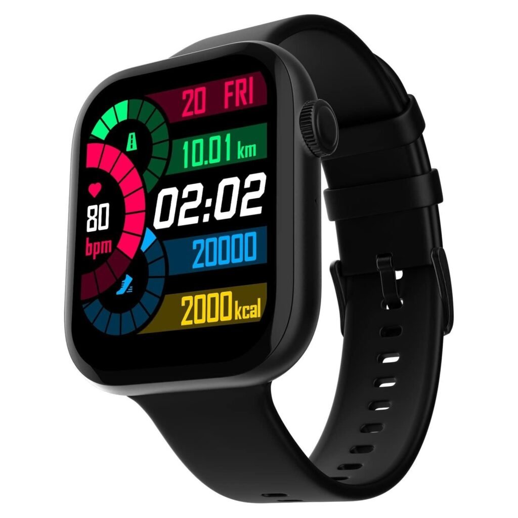 Fire-Boltt Ring 3 Smart Watch 1.8 Biggest Display with Advanced Bluetooth Calling Chip, Voice Assistance,118 Sports Modes, in