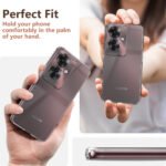 Shockproof Crystal Clear Back Cover Case for Oppo F25 Pro 5G | Raised Bumps for Camera & Screen Protection |  (Transparent)