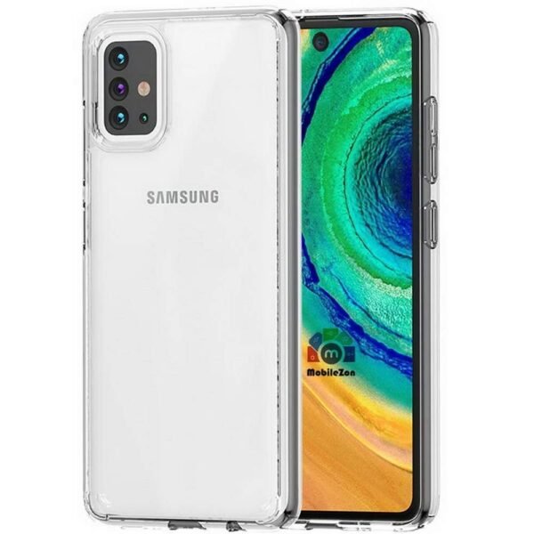 Silicon Shockproof Corner TPU Back Case Cover for Samsung Galaxy A71 - Transparent