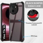 Bumper for Vivo T3X 5G (Thermoplastic Polyurethane_Black)