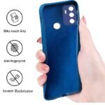 Oppo A53 / Oppo A33 - Liquid TPU Silicone Matte Shockproof Flexible with Camera Protection (Blue)