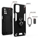 Vivo Y56 5G (Shockproof Dual Layer Hybrid Armor | Robust Black) D5