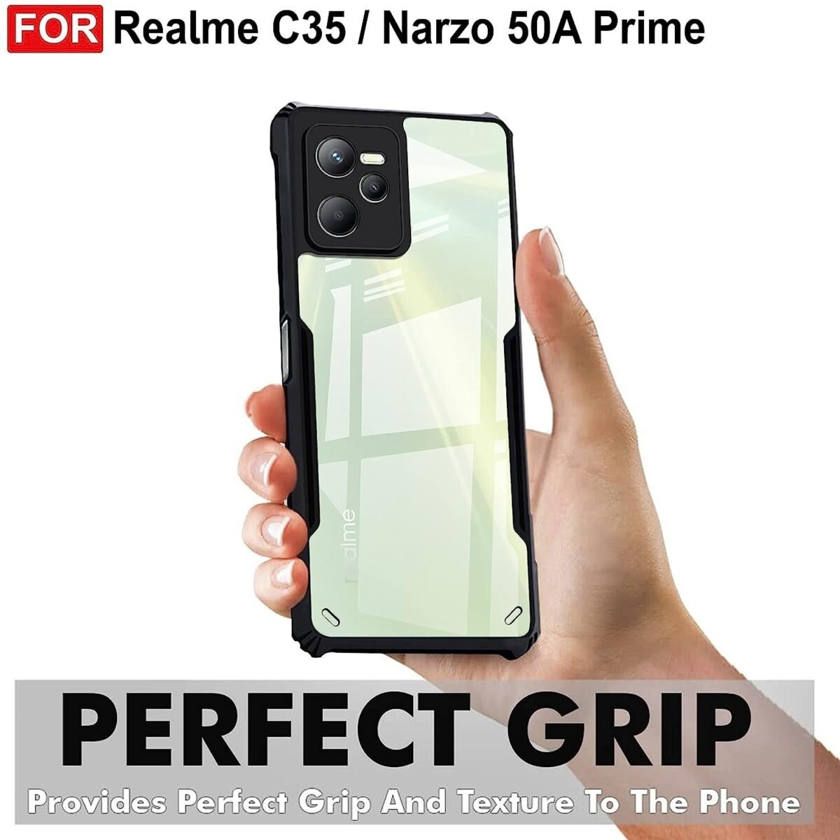 Back Case Cover for Realme C35 / Realme Narzo 50A Prime | Compatible for Realme C35 / Realme Narzo 50A Prime Back Case