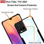 Back Case Cover for Vivo Y33s / Vivo Y21 2021 | Compatible for Vivo Y33s / Vivo Y21 2021 Back Case Cover | Clear Case