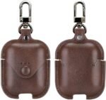 Premium Leather Case Cover Only Compatible with Boat Airdopes 138 & 131 Leather Cover for Boat Airdopes 131 & Airdopes