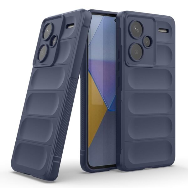 Back Case Cover for Mi Redmi Note 13 Pro Plus 5G (Silicone_Sapphire)