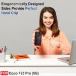 Oppo F25 Pro (5G) Cover | Camera Protection Shockproof Bumper-Edge | Acrylic Crystal Clear 360 Degree Protection TPU+PC | Transparent