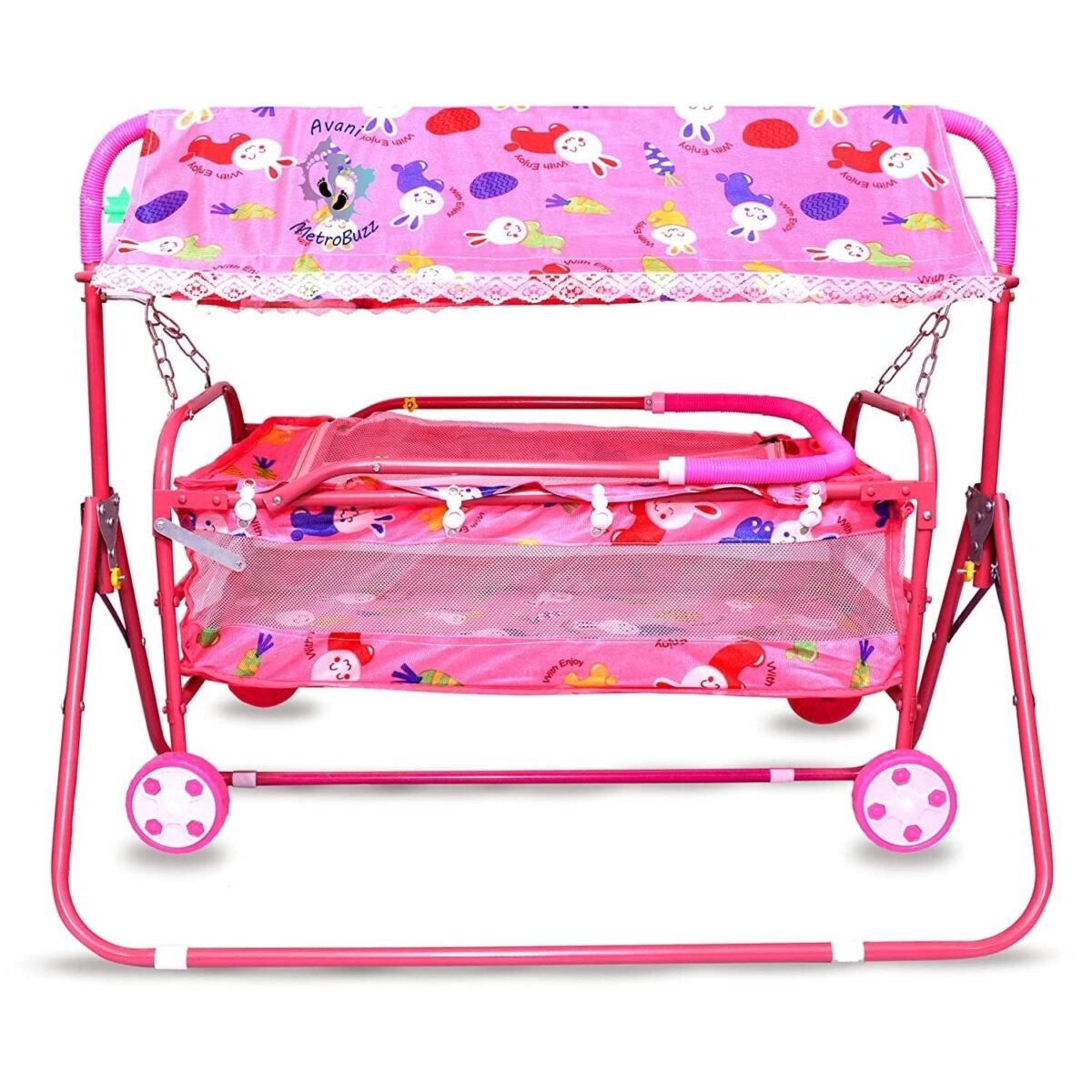 Baby Love Infant & Toddler Beds Baby Foldable Cradle Jhula Palna for New Born Baby