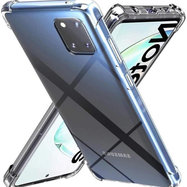 Samsung Galaxy Note 10 Lite Back Case Cover Bumper Soft Silicon TPU Slim Back Cover | (Transparent)