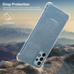 Silicone Bumper Back Cover for Samsung Galaxy A73 5G [Transparent]