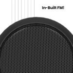 Portronics SoundDrum 1 10W TWS Portable Bluetooth 5.3 Speaker with Powerful Bass, Type C Charging Cable Included | (Black)