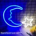 OMI Decorative Light, LED Neon Sign Moon Star Pattern for Pavilion for Home for Entrance Hall for Office'||