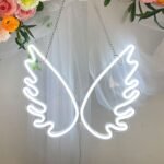 OMI Neon Signs Angel Wings USB Powered Led Neon Light Room Decor Suitable for Girls Room Game Room