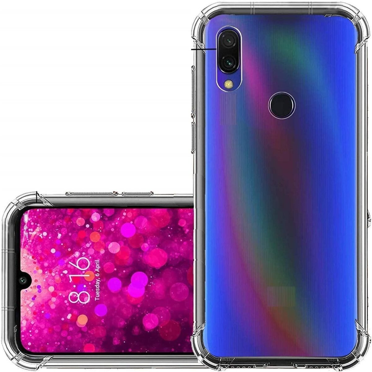 Silicone Back Cover Case for Samsung Galaxy A30 | Crystal Clear TPU Bumper Back Cover for Samsung A30 [Transparent]