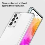 TPU + PC Ultra Hybrid Back Cover Compatible for Samsung Galaxy A73 5G (Crystal Clear)