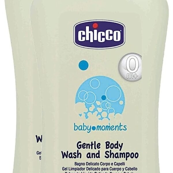 More Combo - Chicco Baby Moments Gentle Body Wash and Shampoo, 200ml (Pack of 2) Promo Pack