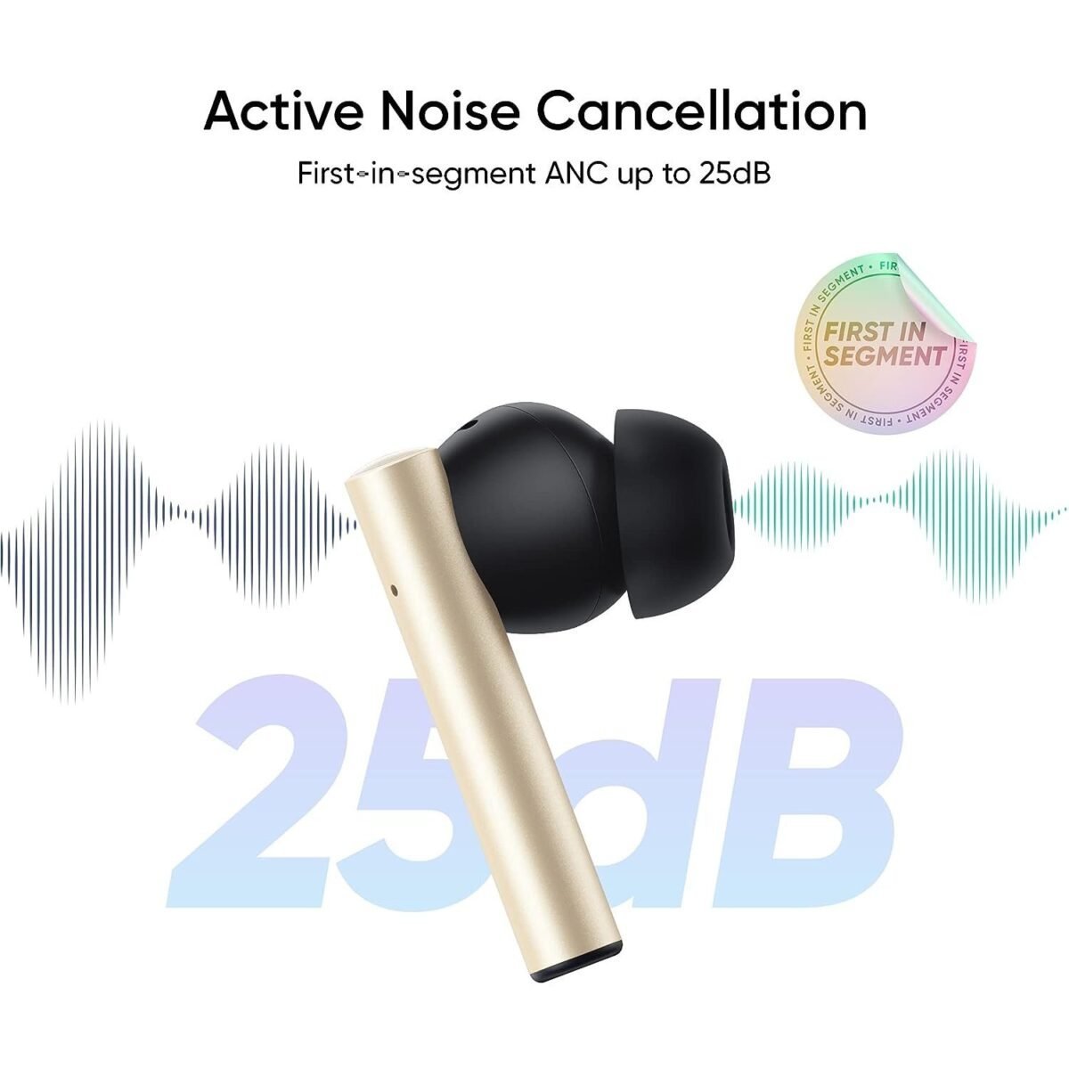Realme Buds Air 2 True Wireless in Ear Earbuds with Active Noise Cancellation (ANC), Super Low Latency Gaming Mode, Smart Wear