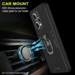 Back Case Cover for Mi Redmi Note 12 Pro 5G (Silicone, Thermoplastic Polyurethane_Black)