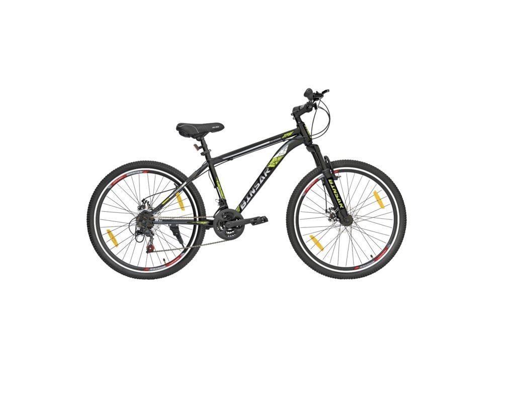 BINSAR Cycle for Men with Front Shocker and Dual Disc, 21 Speed Ideal for 10+ Years -24X3.00