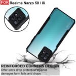 Back Case Cover for Realme Narzo 50 4G / Realme 8i | Compatible for Realme Narzo 50 4G / Realme 8i Back Case Cover |