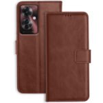 Oppo F25 Pro 5G Leather Flip Cover | Shockproof | 360 Protection | Wallet Style Magnetic Closure Back