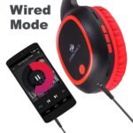 ZEBRONICS Zeb-Thunder Wireless Bluetooth Over The Ear Headphone FM, mSD, 9 hrs Playback with Mic (Red)