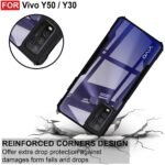 Back Case Cover for Vivo Y30 / Vivo Y50 | Compatible for Vivo Y30 / Vivo Y50 Back Case Cover | Clear Case for Vivo Y30 /