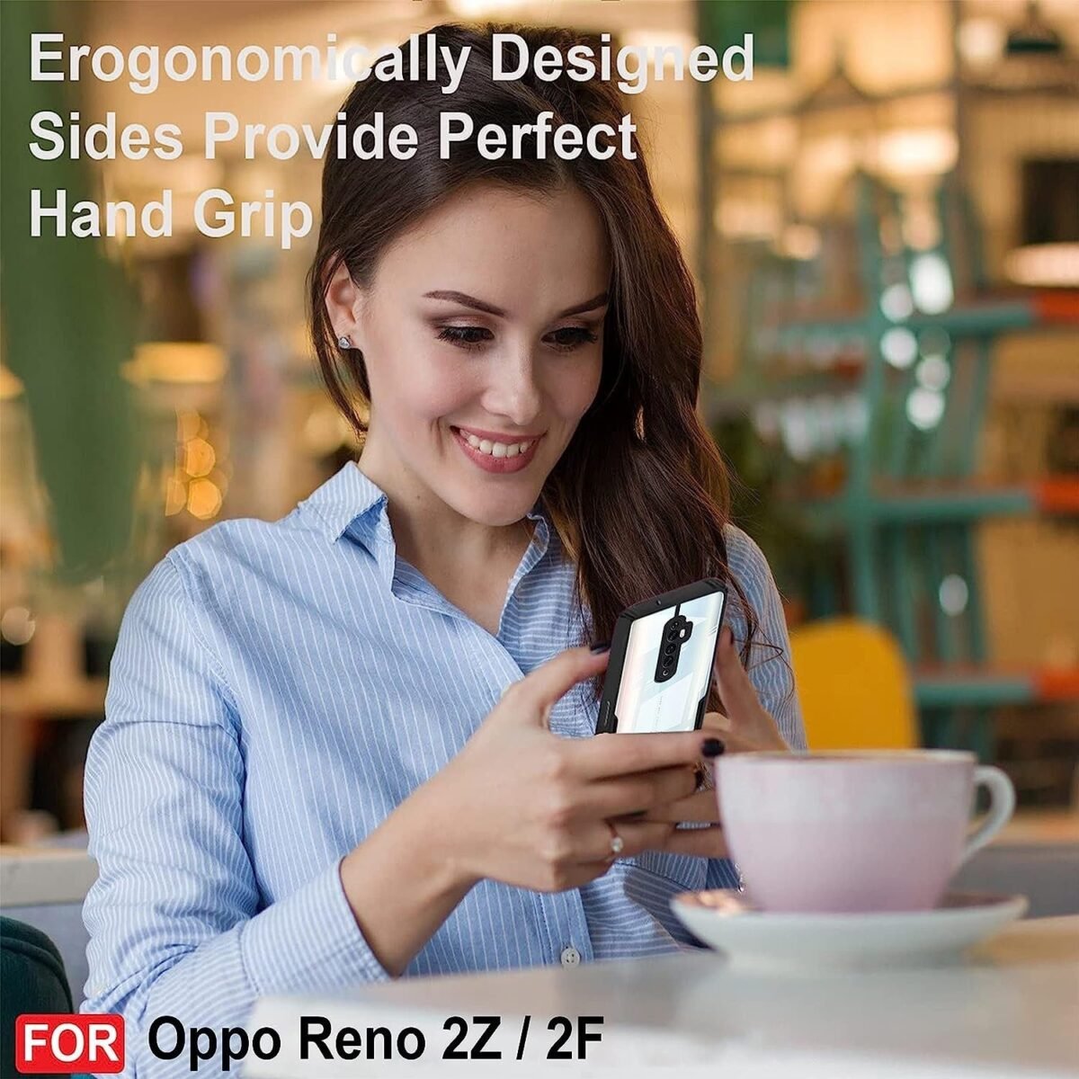 Back Case Cover for Oppo Reno 2Z / Oppo Reno 2F | Compatible for Oppo Reno 2Z / Oppo Reno 2F Back Case Cover | Clear