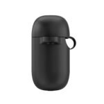 Pouch for Noise Air Buds Mini Protective Soft Silicone Case Cover with Hook (Cover Only) (Black)