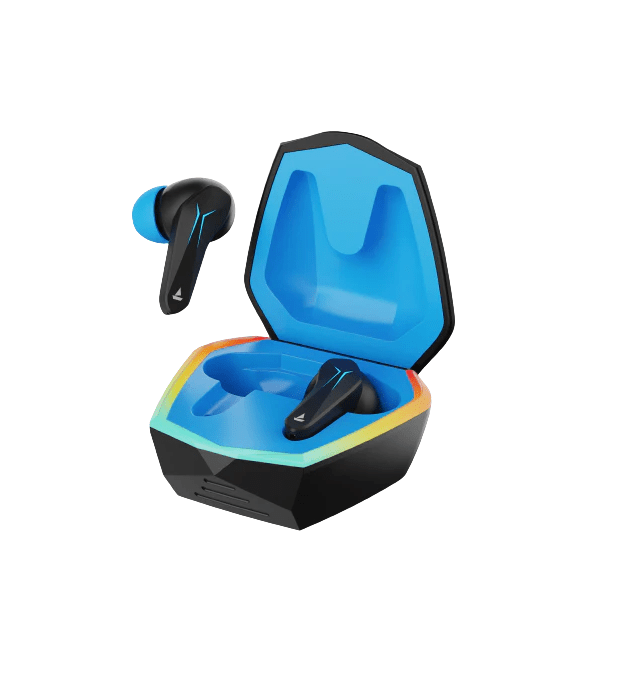 boAt Immortal 128 Gaming Earbuds with Super Low Latency, RGB Lights, BEAST Mode, 40 Hours Playback, ENx™ Technology (Black Sabre)