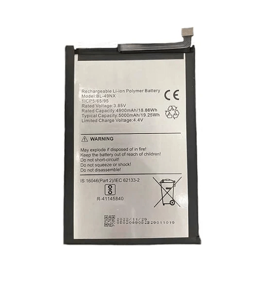 Original BL-49NX Infinix Battery for Hot 30i ( X669C ) / Smart 7 HD ( X6516 ) Smartphone | Fast Charging Support, 100% Back Up, Guaranteed High Performance |