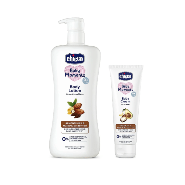 Chicco Body Lotion 500 ml with Baby Cream 100g