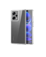 Shield Clear Acrylic Back Shock Proof Case Cover for Redmi Note 12 Pro (Transparent)