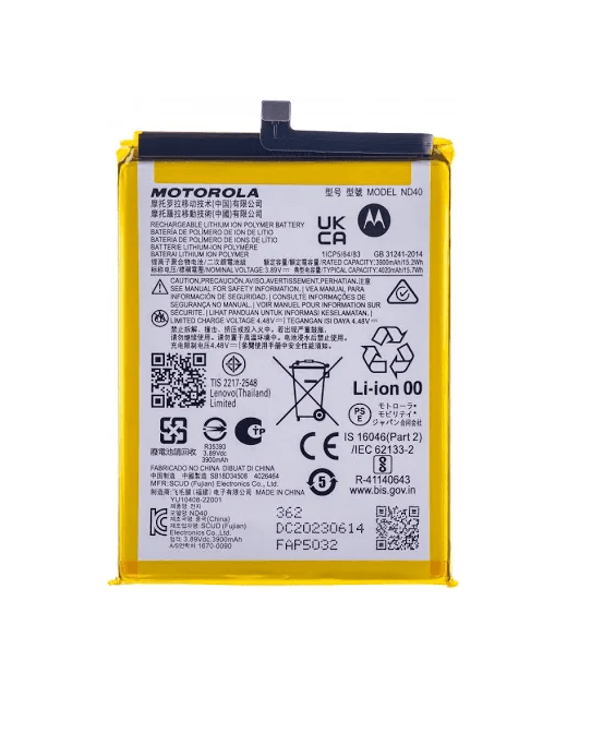 Original ND40 Battery For Motorola Edge 30 Smartphone | Fast Charging Support, 100% Back Up, Guaranteed High Performance