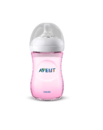 Philips Avent Natural Pink Feeding Bottle 260ml SCF034/10 by Fratelli