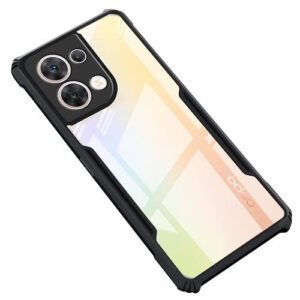 Back Cover Eagle Case Hard PC Back Transparent Shock Proof Rubberized Case for (Oppo Reno 8 Pro)