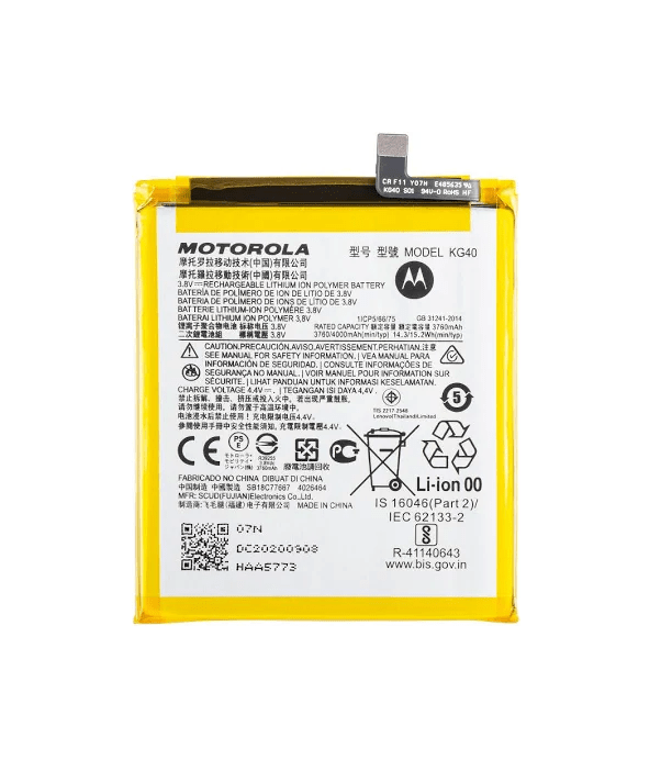 Original KG40 Battery for Motorola G8 Play | One Macro XT2015-2 XT2016-2 Smartphone | Fast Charging Support, 100% Back Up, Guaranteed High Performance