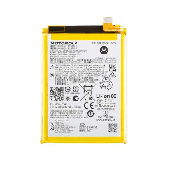 Original NC50 Battery for Motorola G41 / G32 Smartphone | Fast Charging Support, 100% Back Up, Guaranteed High Performance