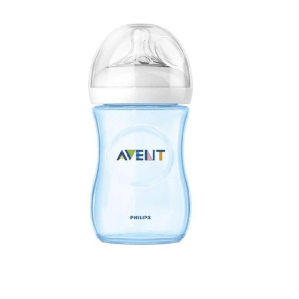 Philips Avent Natural 2. 0 Blue Feeding Bottle 260ml SCF035/10